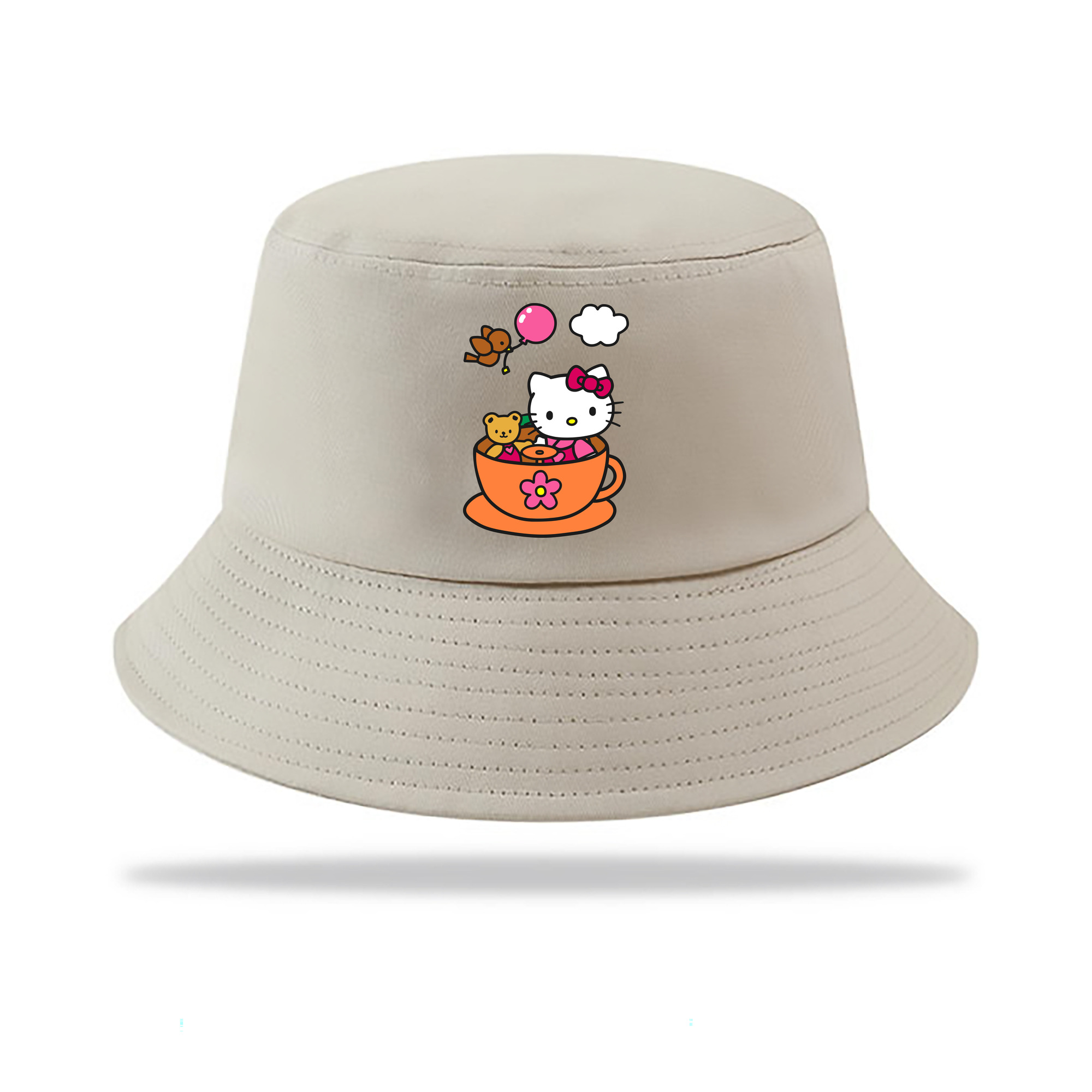 （画像用） Hello Kitty ハローキティ アウトドア日除けバケットハット